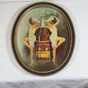 Vintage RC Royal Crown Cola Serving Tray Dancing Ladies 14 1/2"x 11 5/8" USA